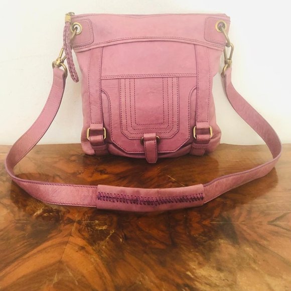 The Sak Bags The Sak Lavender Leather Purse Cross Body Poshmark